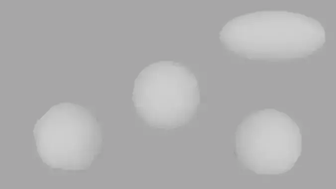 Snowball with Shapes LOW POLY