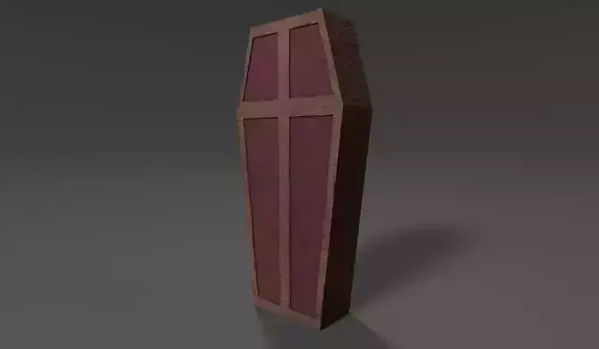 CASKET wooden coffin