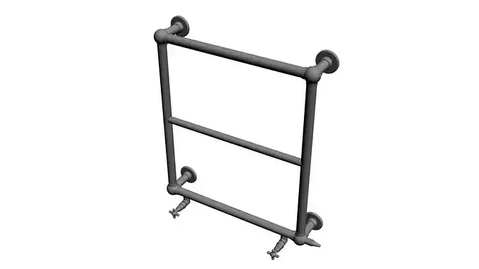 Radiator 2 towel rack with two hooks
