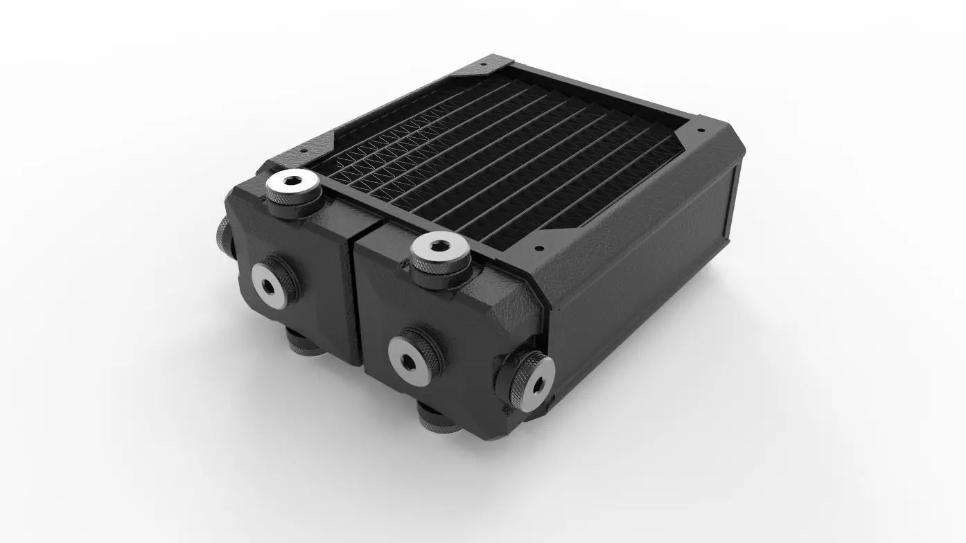 Hardware Labs Black Ice SR2 120 MP Radiator 3D model