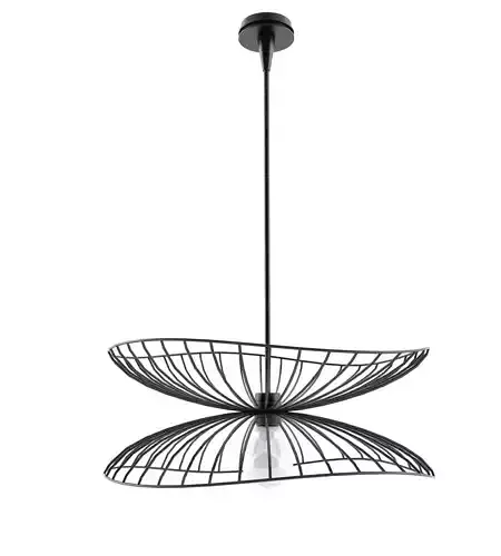 Suspension Libellule noir