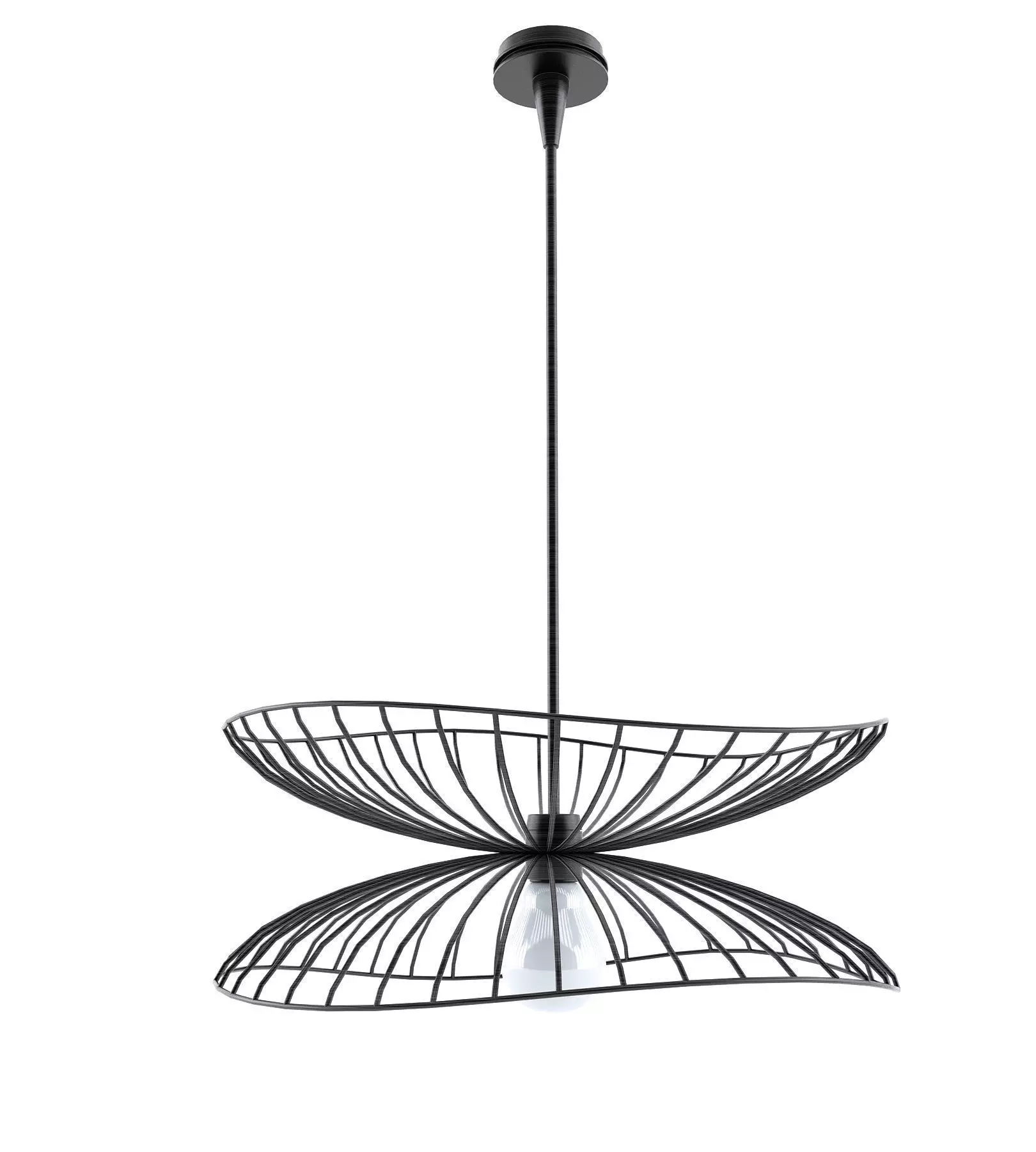 Suspension Libellule noir 3D model