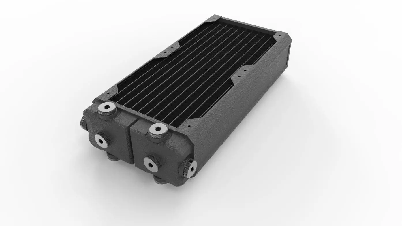 Hardware Labs Black Ice SR2 240 MP Radiator 3D model