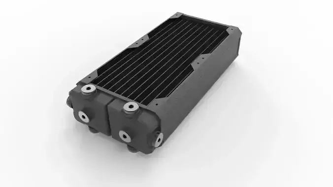 Hardware Labs Black Ice SR2 240 MP Radiator 3D model