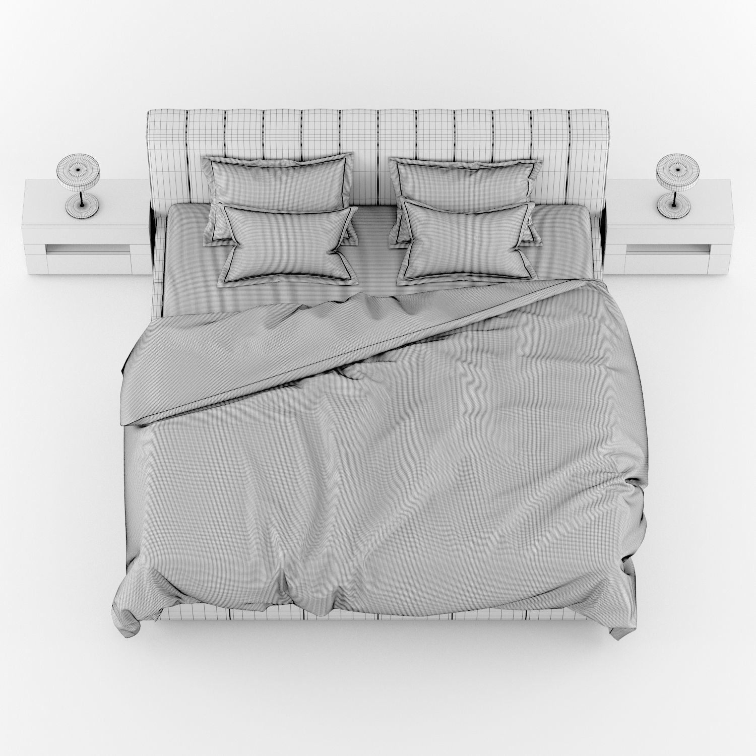 modern bed 1 3D model_6