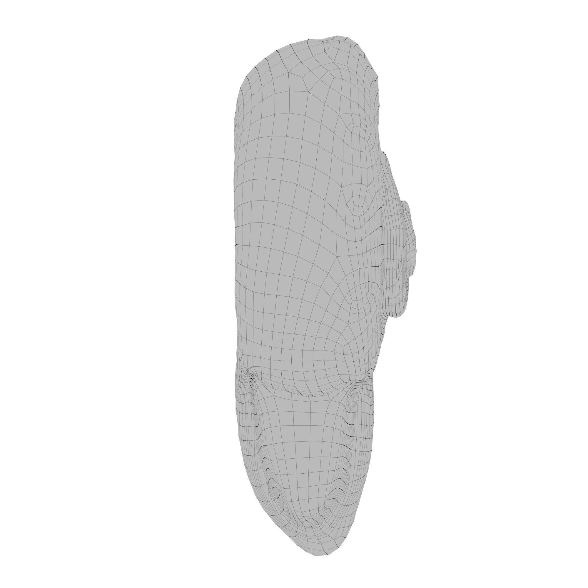 Photorealistic lowpoly shell  Low-poly 3D model_14