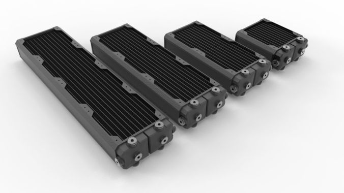 Hardware Labs Black Ice SR2 MP Radiators 3D Model Collection