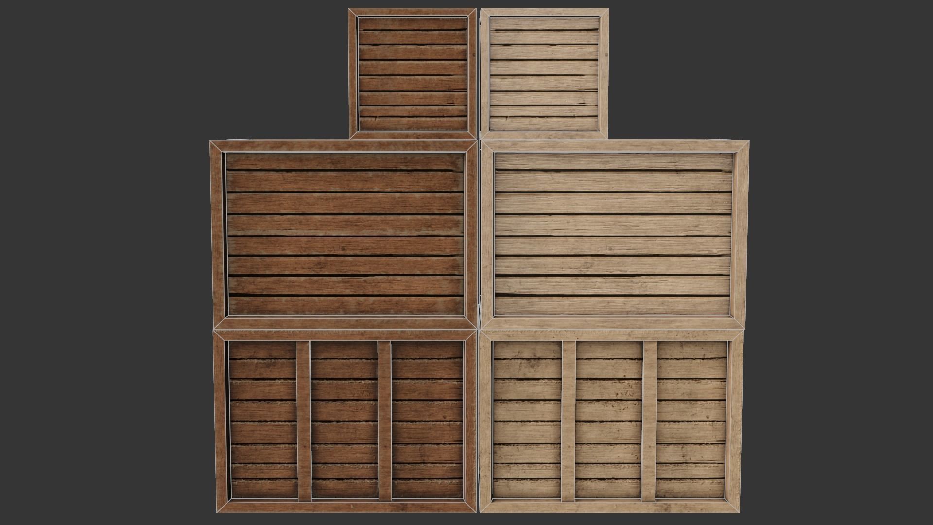 Industrial Cargo Pack Low-poly 3D model_16