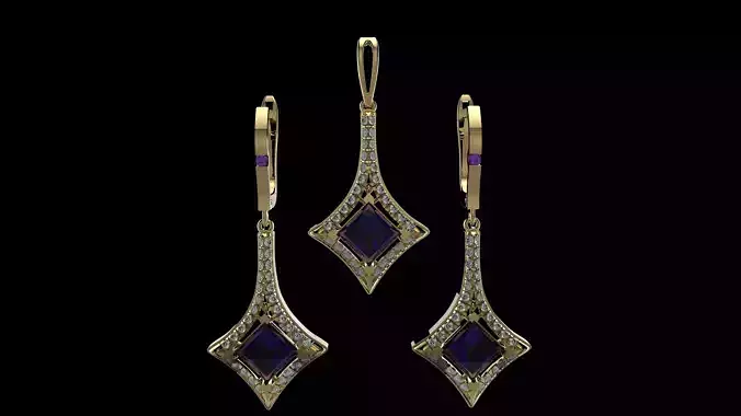 PENDANTS EARRINGS J14