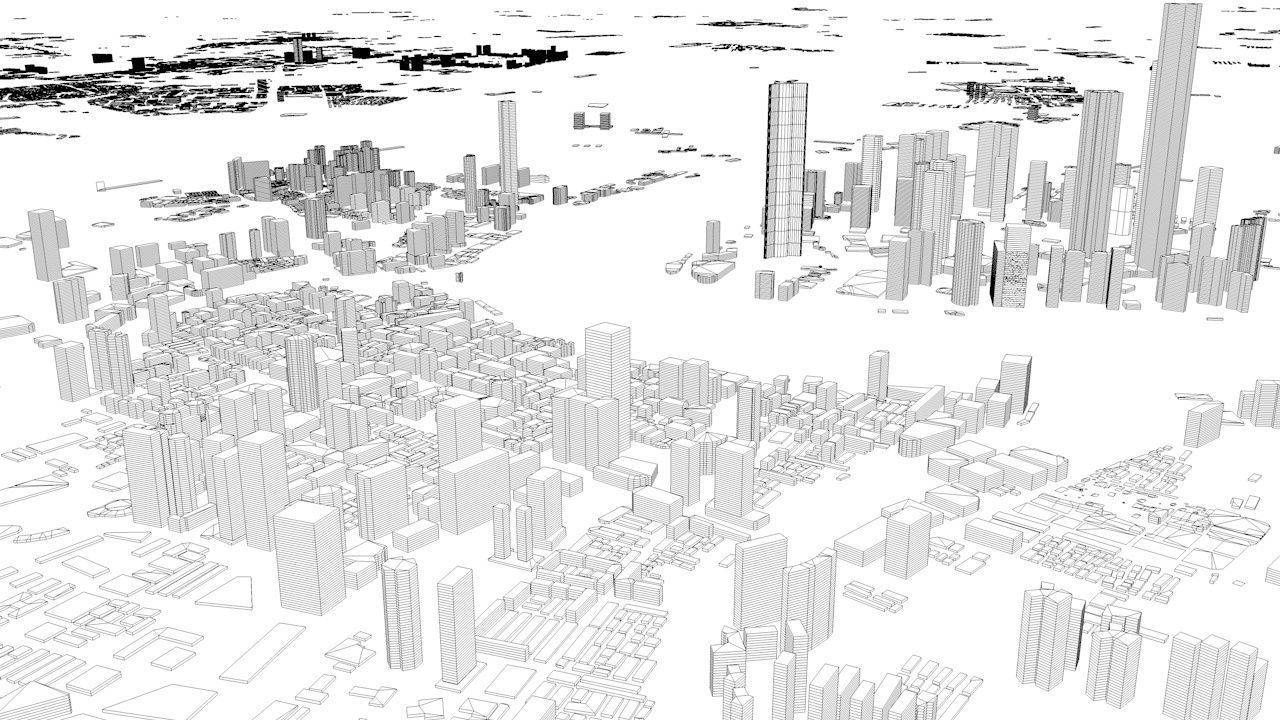 Shanghai Streets and Buildings 3D model_19