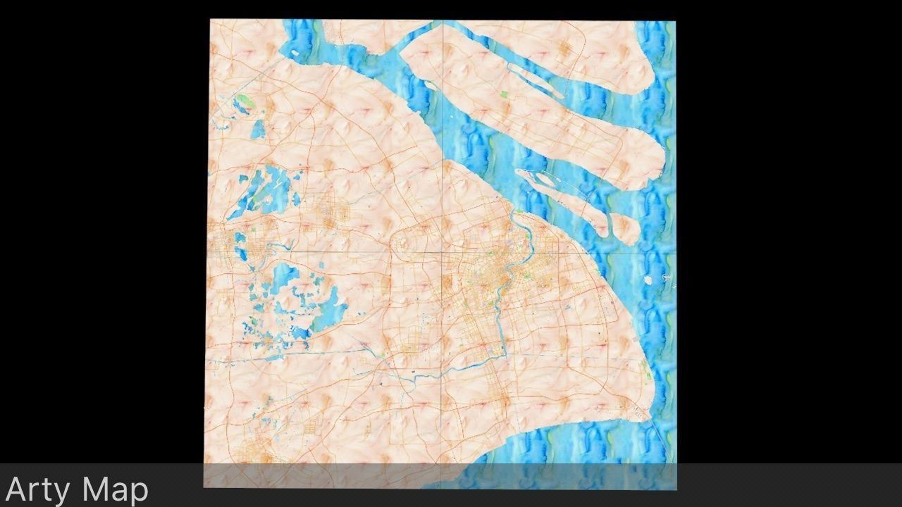 Shanghai Streets and Buildings 3D model_10