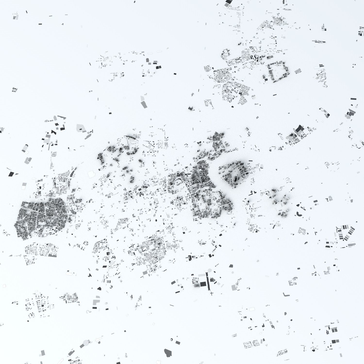 Shanghai Streets and Buildings 3D model_9