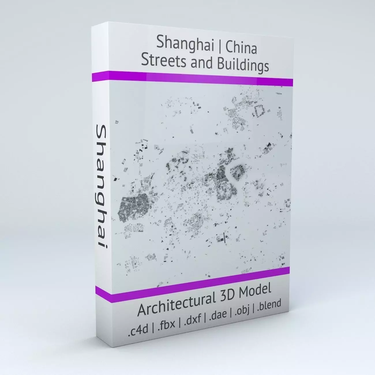 Shanghai Streets and Buildings 3D model_0