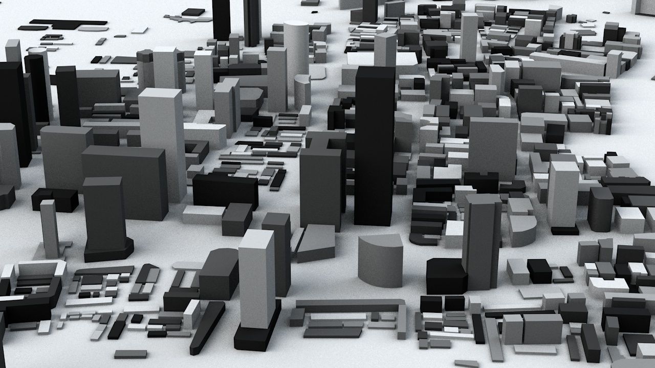 Shanghai Streets and Buildings 3D model_3