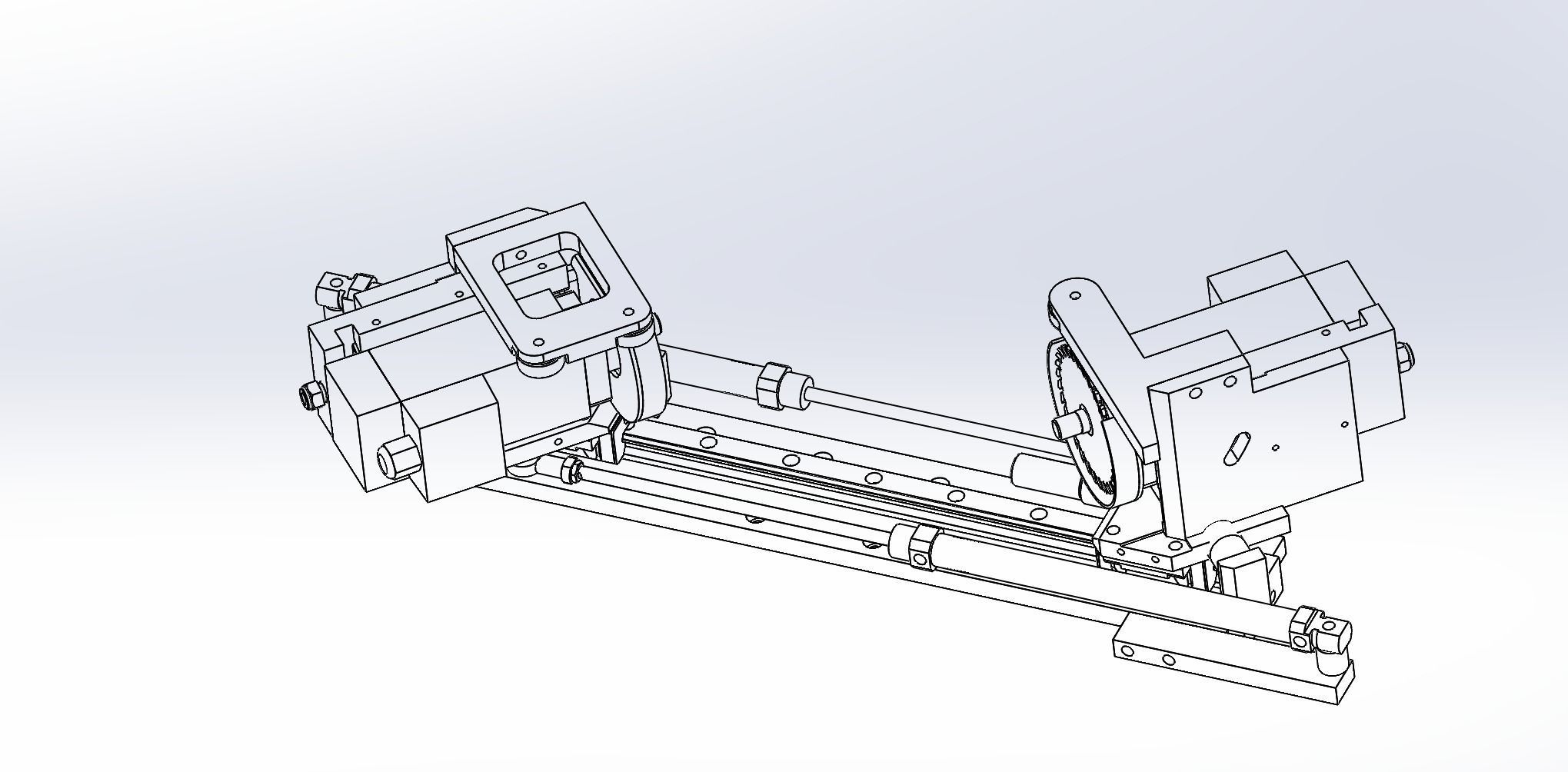 Single track cutting mechanism 3D model_11