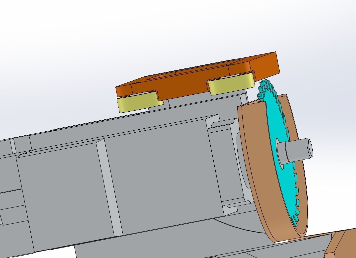 Single track cutting mechanism 3D model_6
