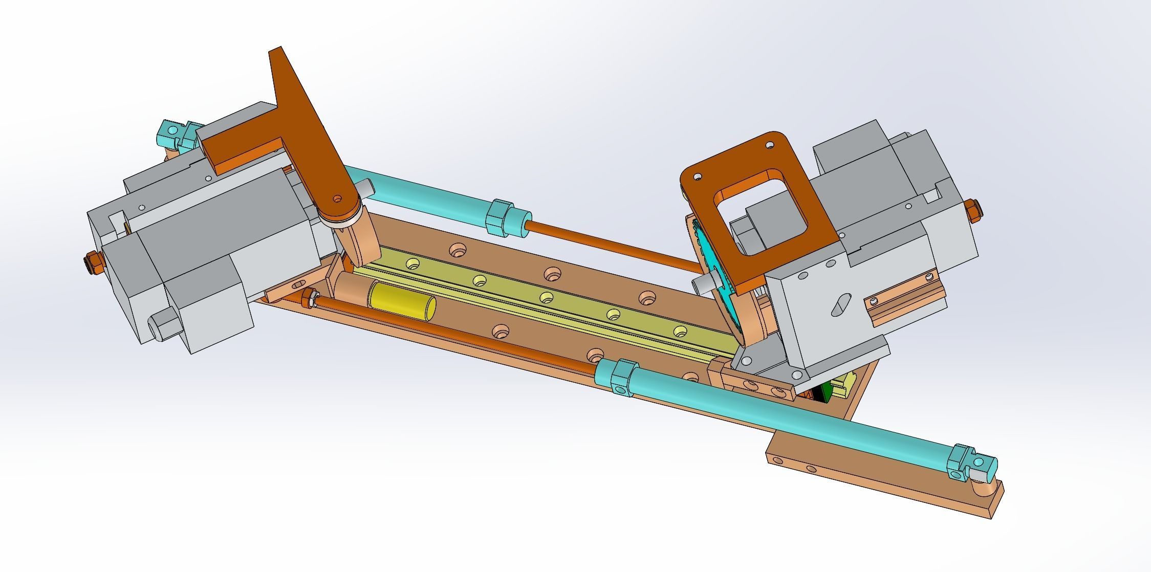 Single track cutting mechanism 3D model_7