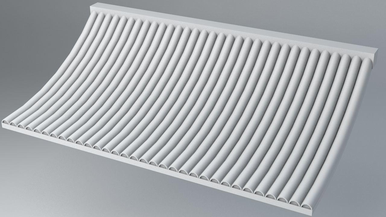 Oriental Roof Modular Elements Next Gen Game Ready PBR Low-poly 3D model_42