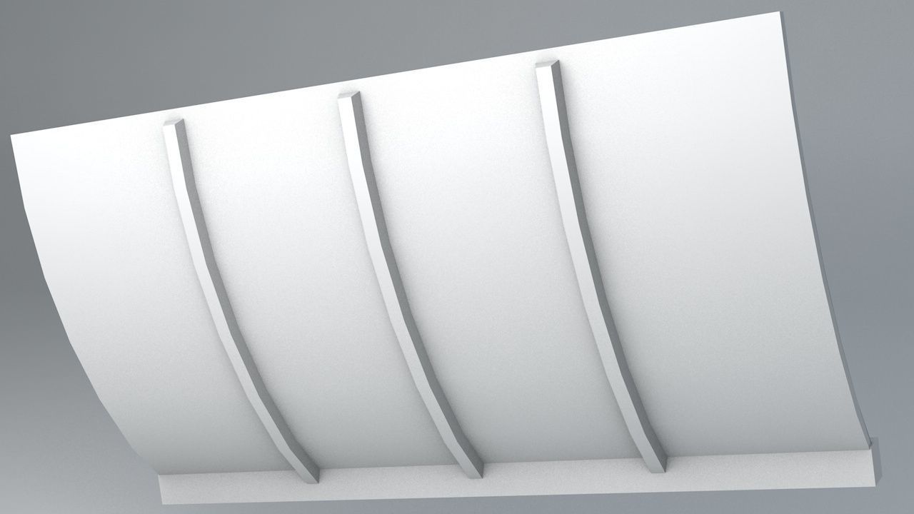 Oriental Roof Modular Elements Next Gen Game Ready PBR Low-poly 3D model_43