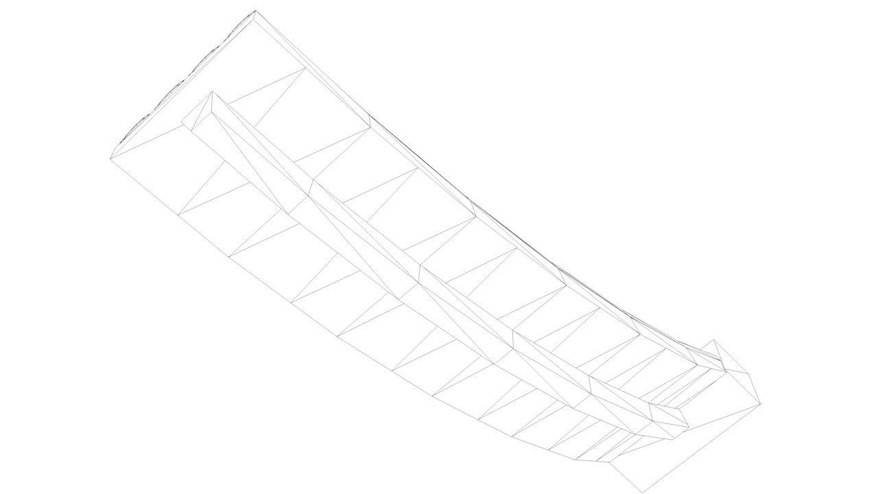 Oriental Roof Modular Elements Next Gen Game Ready PBR Low-poly 3D model_36