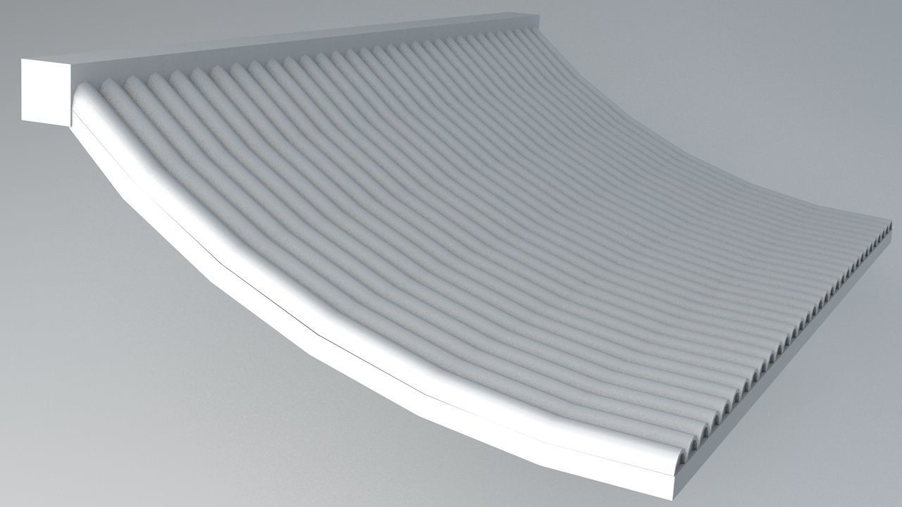 Oriental Roof Modular Elements Next Gen Game Ready PBR Low-poly 3D model_44