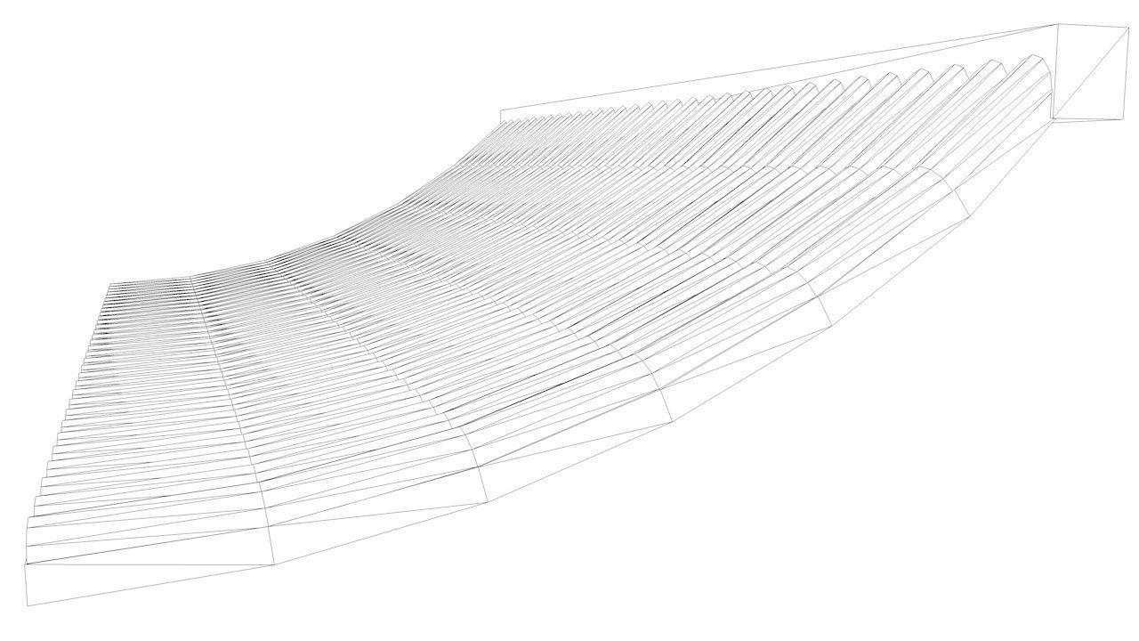 Oriental Roof Modular Elements Next Gen Game Ready PBR Low-poly 3D model_49