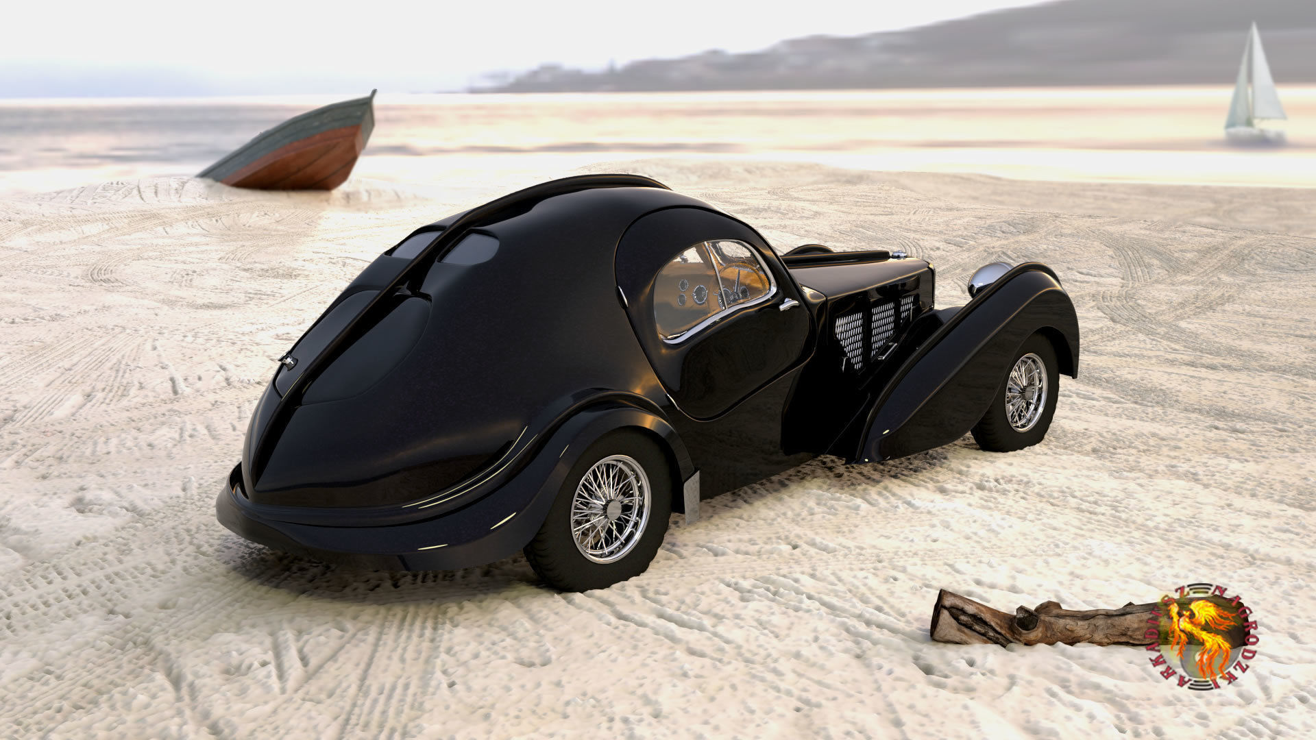 bugatti 57 SC atlantic 3D model_2