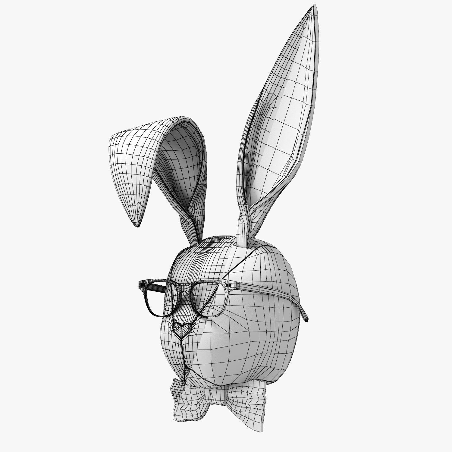 Soft Rabbit - Hopper 3D model_7