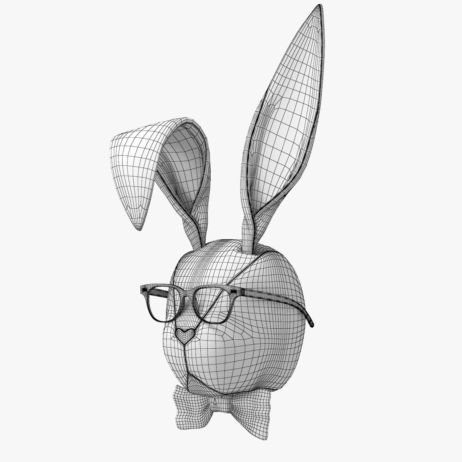 Soft Rabbit - Hopper 3D model_6