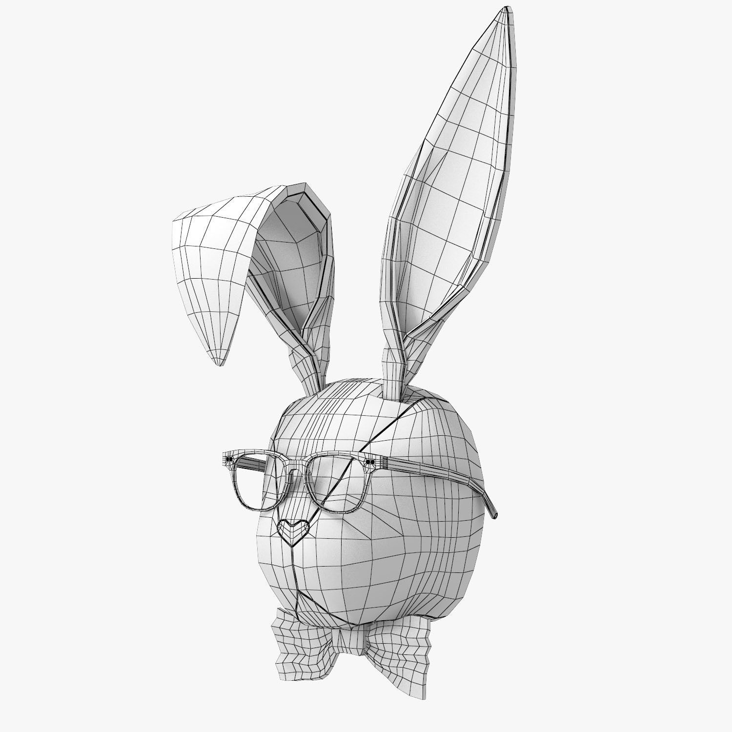 Soft Rabbit - Hopper 3D model_5