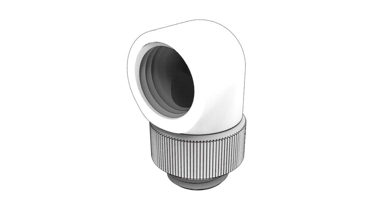 EK-AF Angled 90 degree Fitting 3D model_2