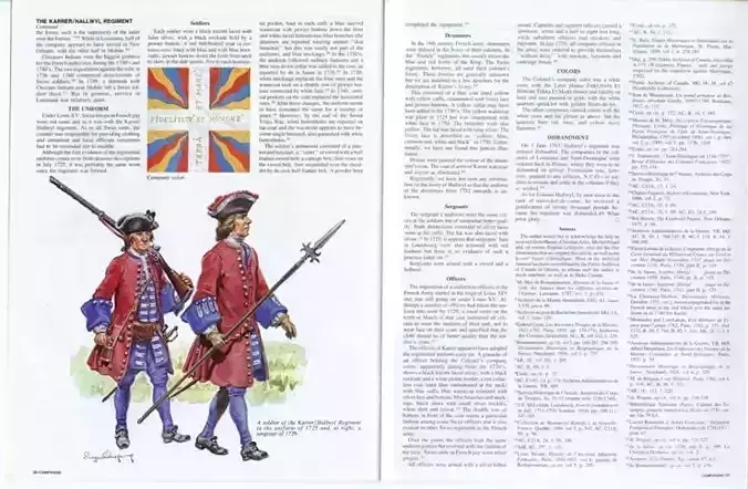 officer Karrer Hallwyl regiment-18th century