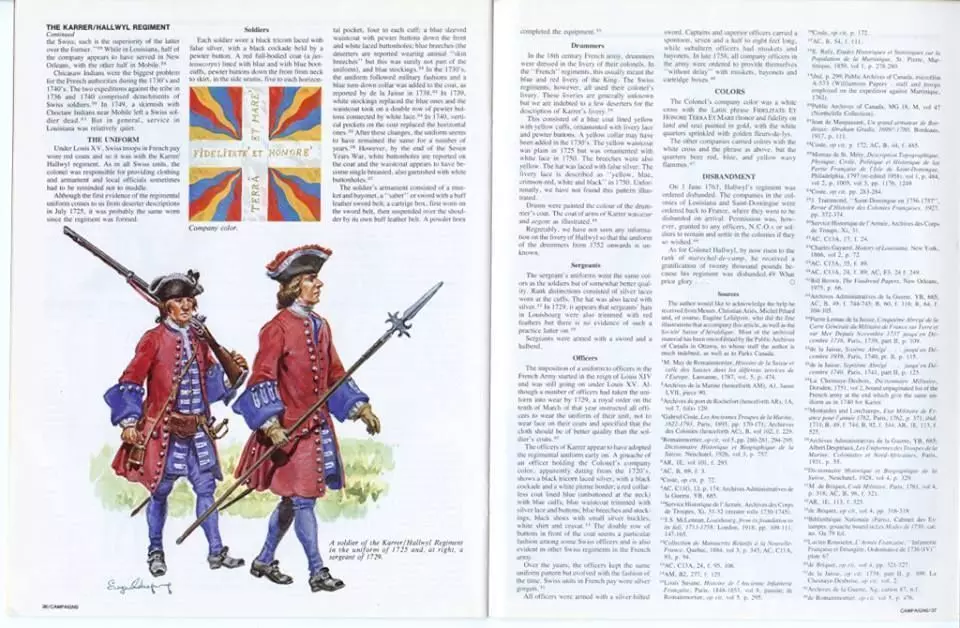 officer Karrer Hallwyl regiment-18th century 3D print model_0