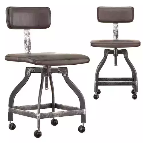 Draftsmans Desk Chair 3D model
