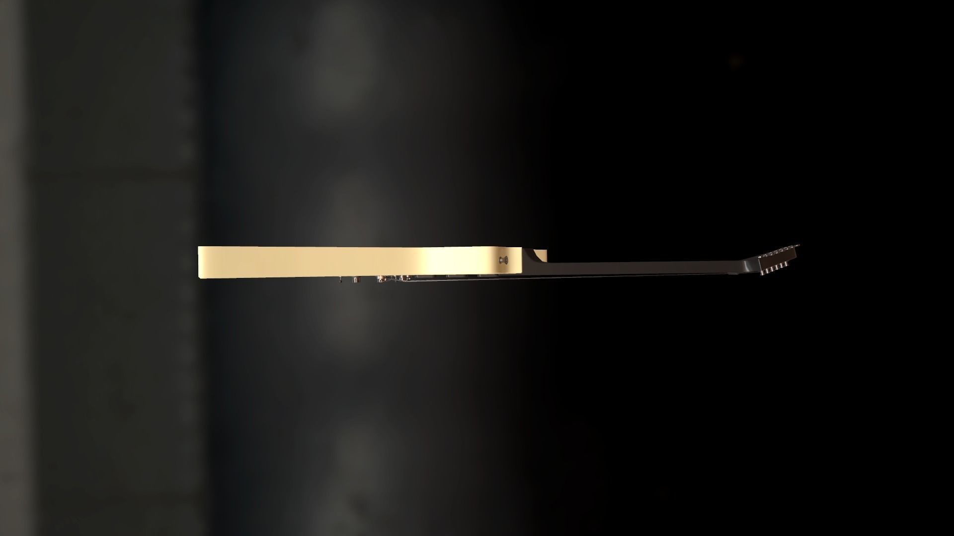 GIBSON Explorer 1984 Low-poly 3D model_13