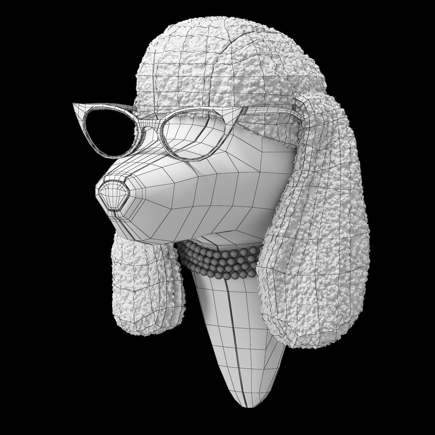 Soft Poodle - Doris 3D model_4