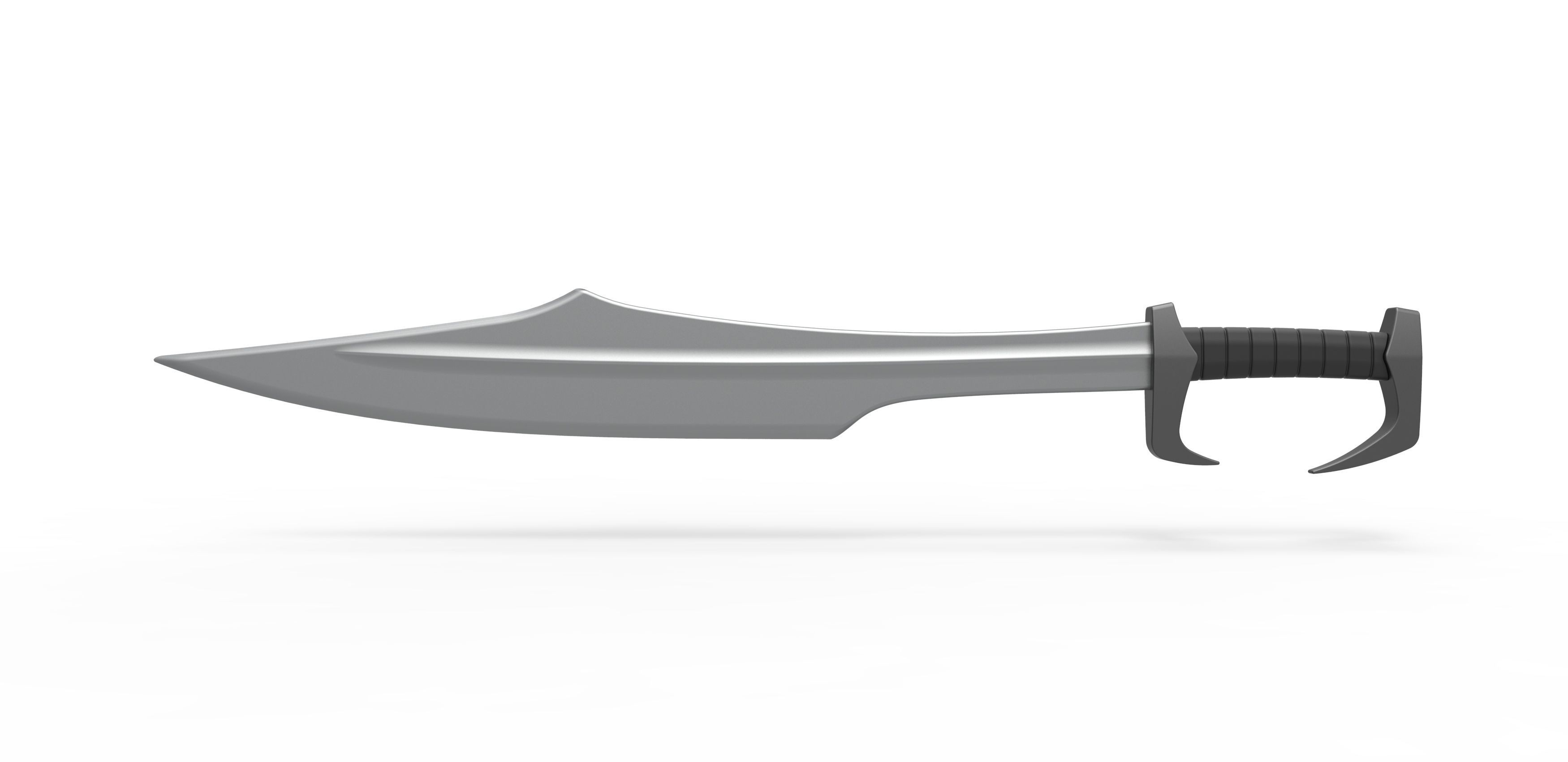Sword from the movie 300 3D print model_4