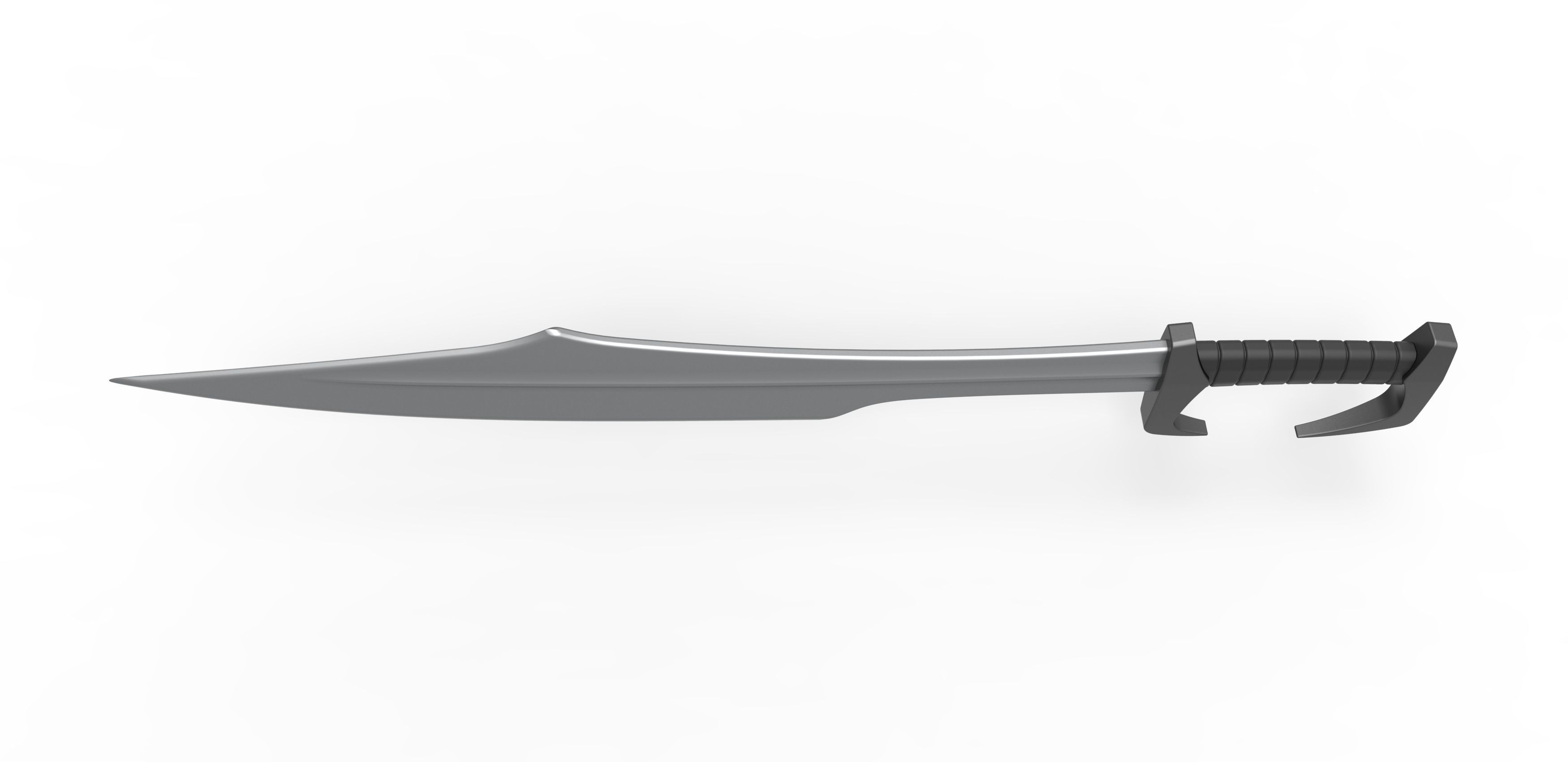Sword from the movie 300 3D print model_5
