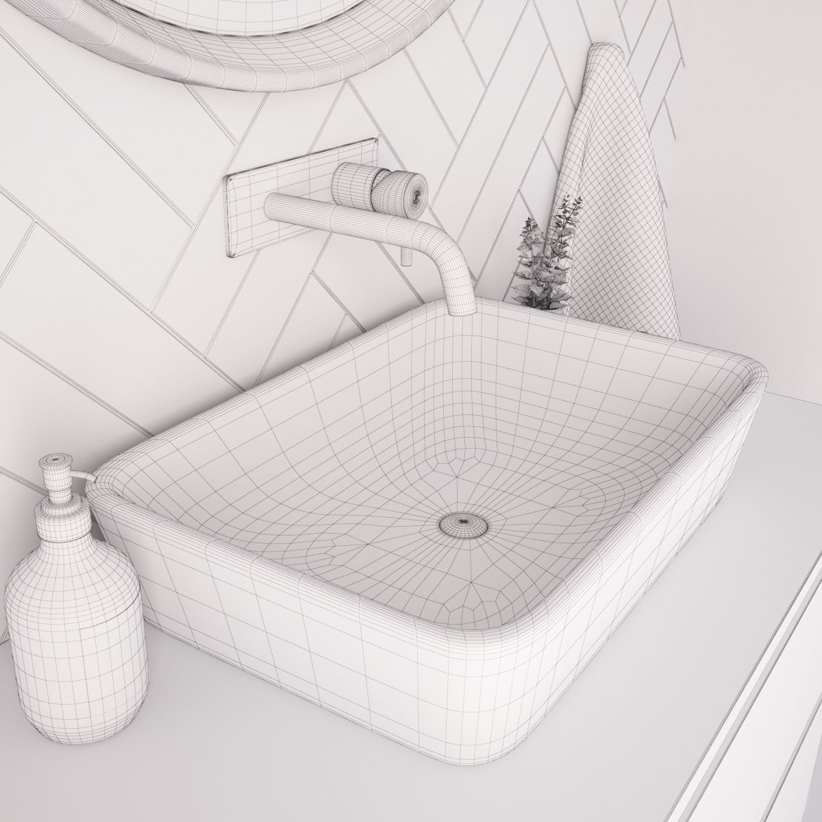 Bathroom 14 3D model_5