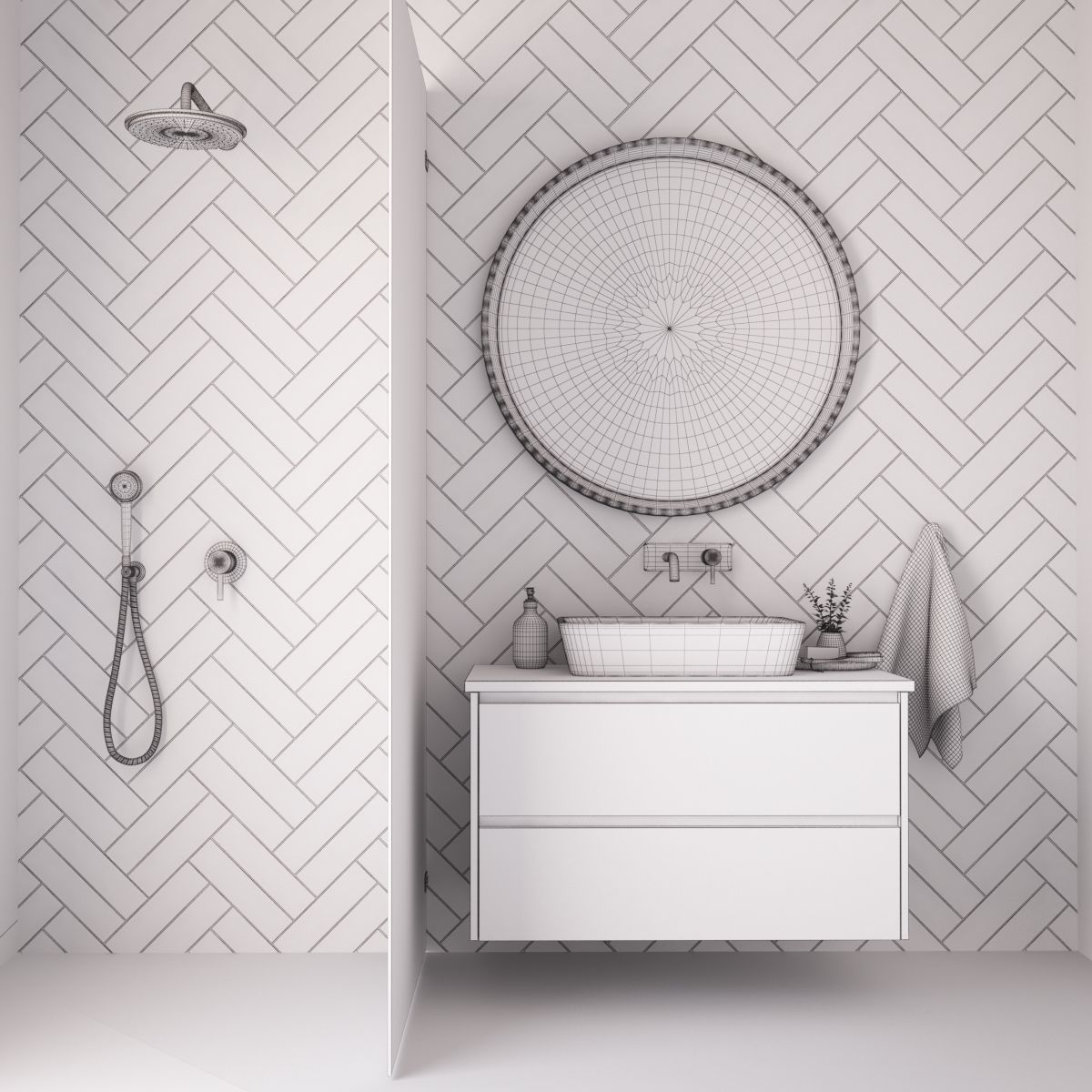 Bathroom 14 3D model_6