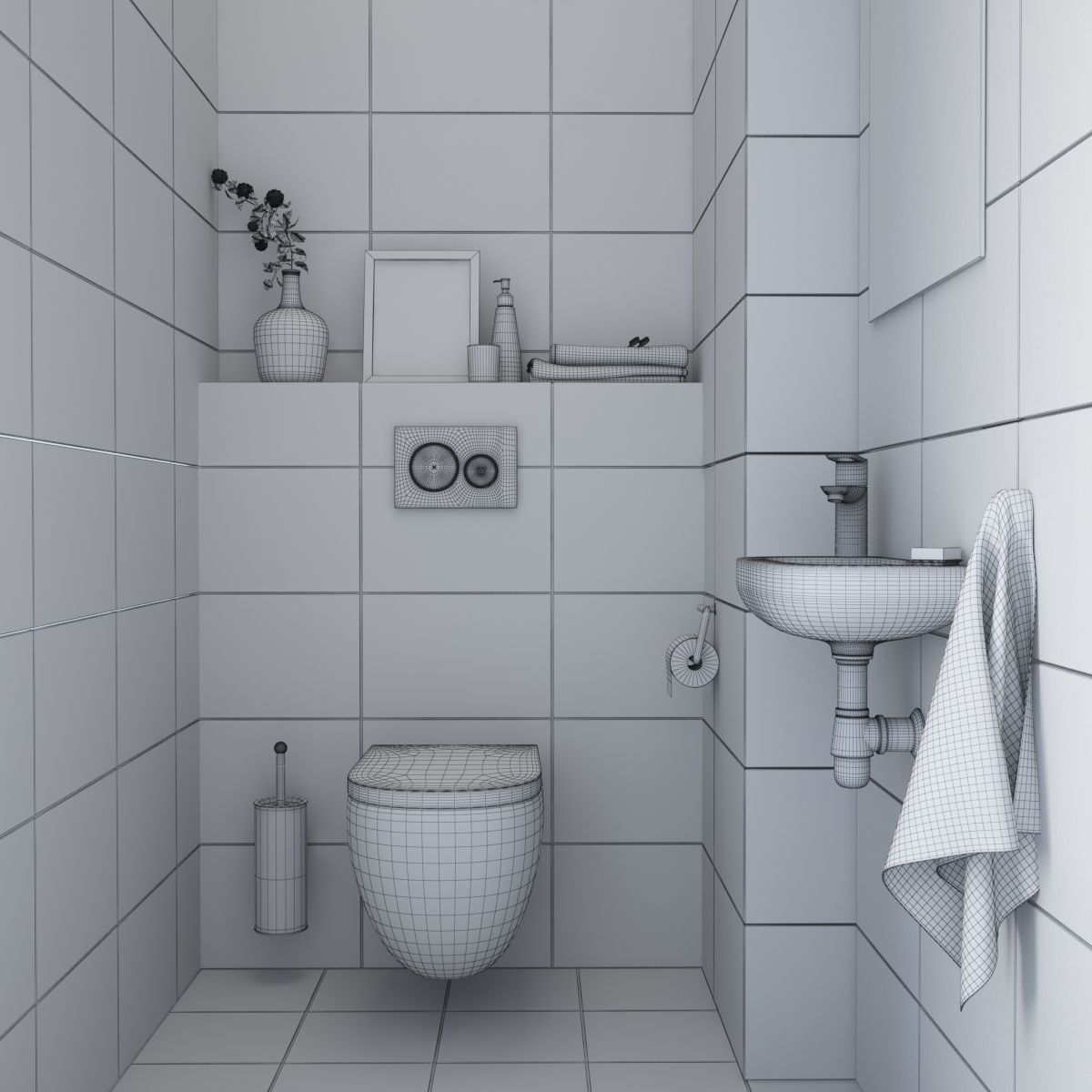 Bathroom 26 3D model_5