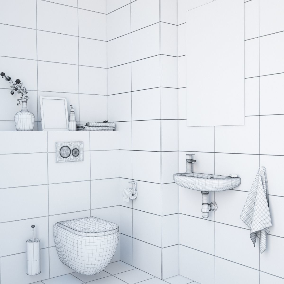 Bathroom 26 3D model_4