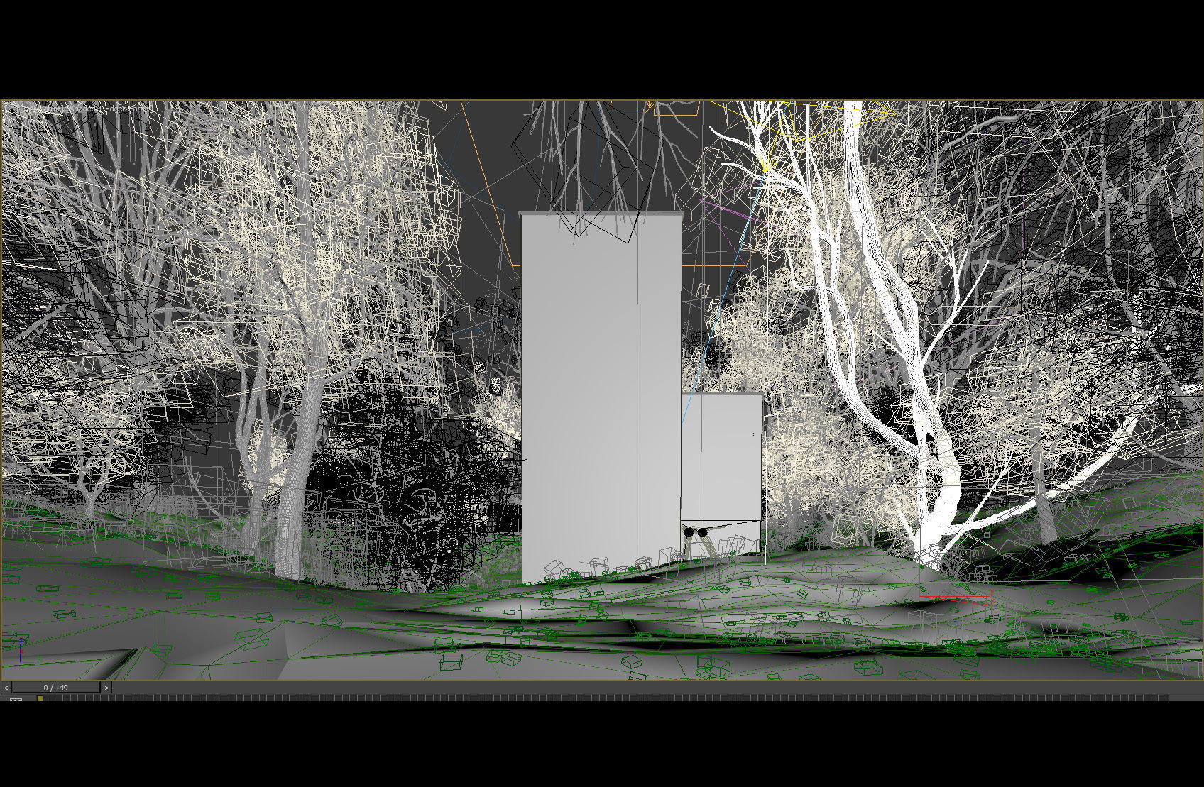 FUJI House Forest Refuge - Third and Seventh 3D Scene  3D model_4