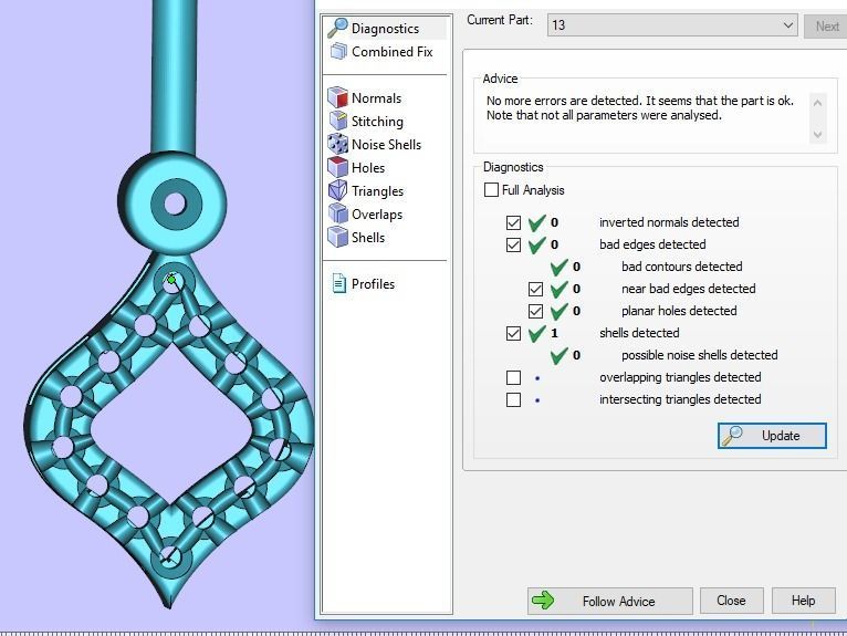 EARRINGS J08 3D print model_8