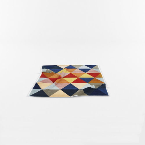 Carpet colorful geometric pattern 3D model