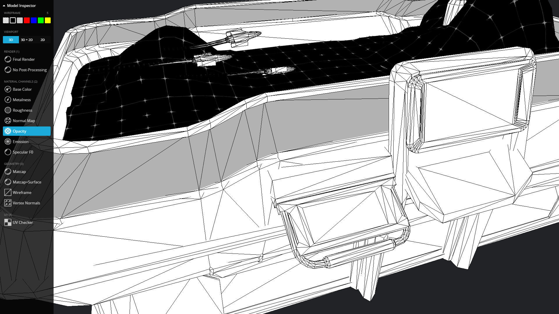 Strategy Board Low-poly 3D model_19