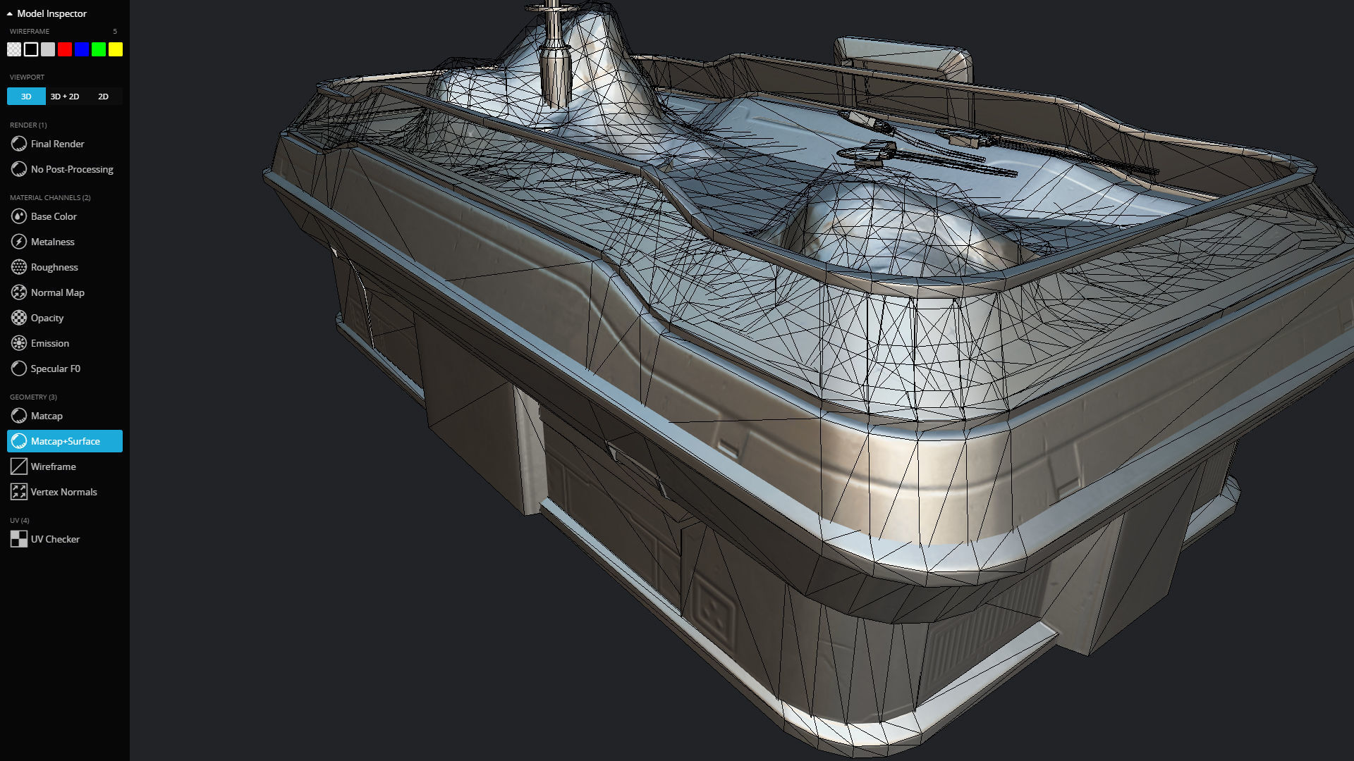 Strategy Board Low-poly 3D model_22