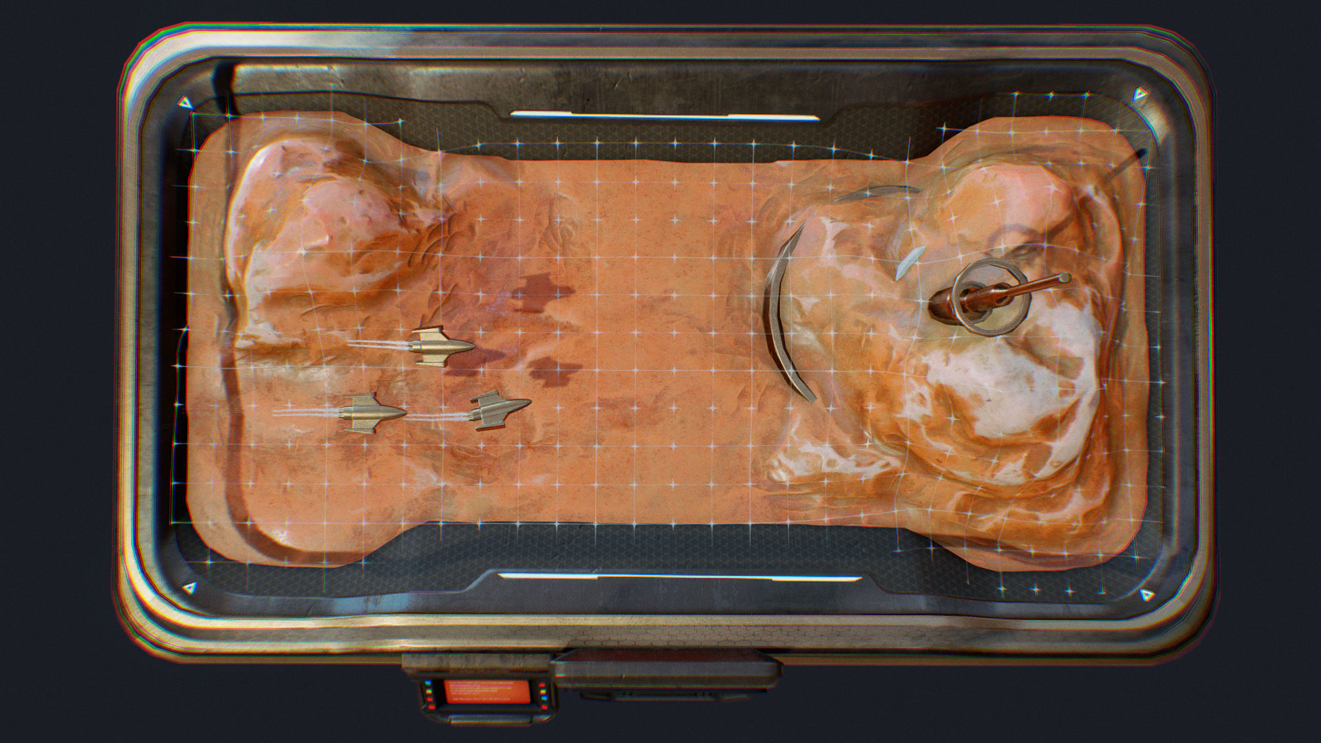 Strategy Board Low-poly 3D model_11