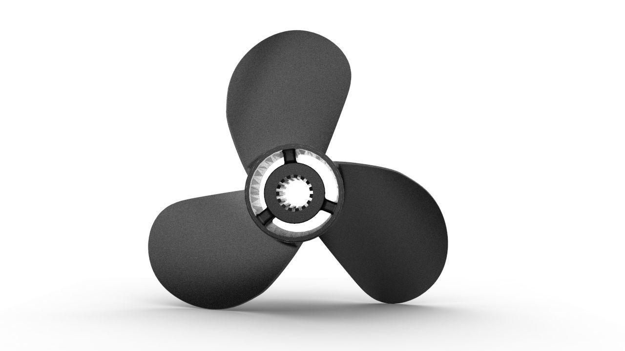 NURBS OUTBOARD PROPELLER 3D model_2