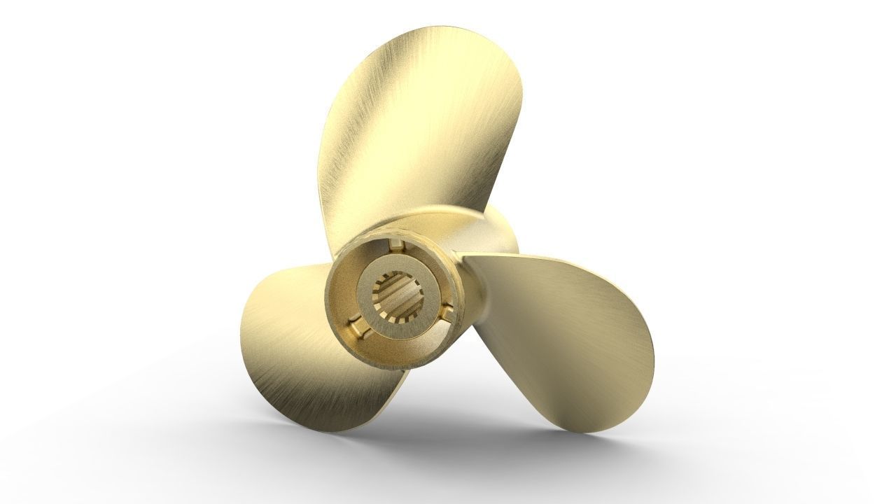 NURBS OUTBOARD PROPELLER 3D model_3